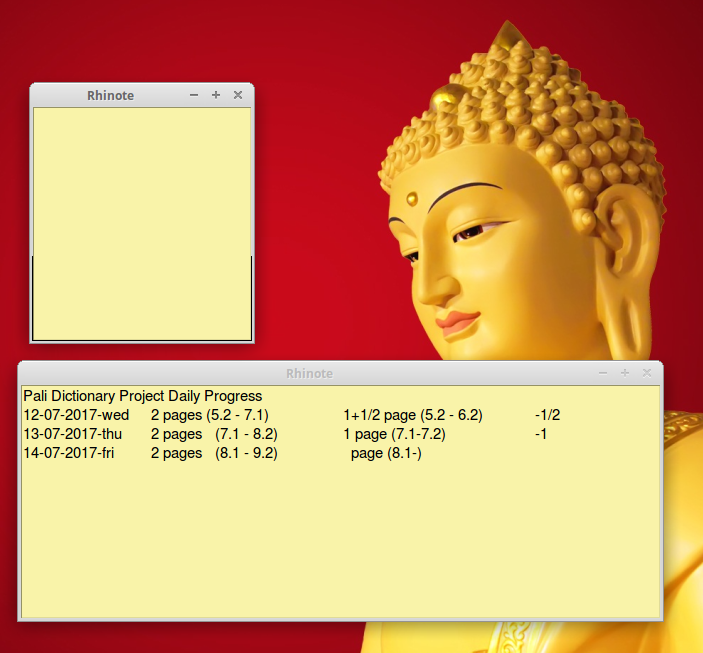 Rhinote op Linux Mint: minimalistische sticky-notes met Apple-gevoel