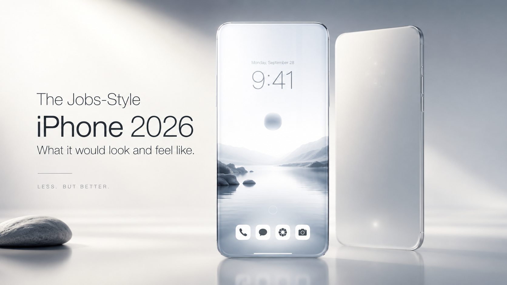📱 The Jobs‑Style iPhone 2026: What it would look and feel like